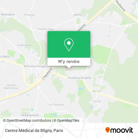 Centre Médical de Bligny plan