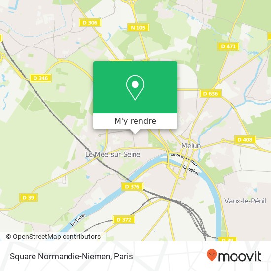 Square Normandie-Niemen plan