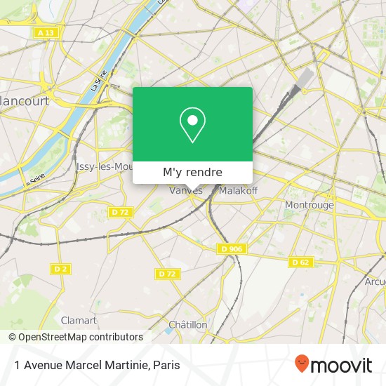 1 Avenue Marcel Martinie plan