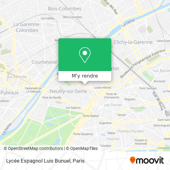 Lycée Espagnol Luis Bunuel plan