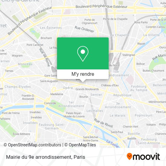 Mairie du 9e arrondissement plan
