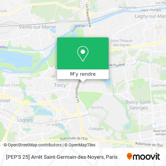 [PEP'S 25] Arrêt Saint-Germain-des-Noyers plan