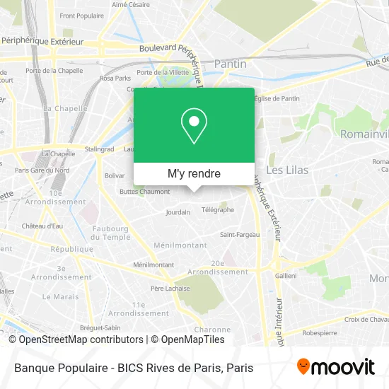 Bp Rives Comment aller à Banque Populaire - BICS Rives de Paris en métro, bus ou ...