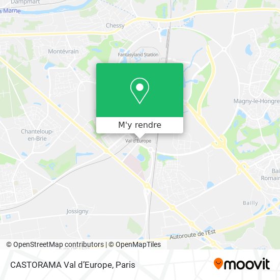 CASTORAMA Val d’Europe plan