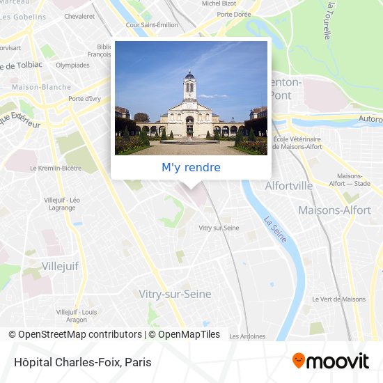 Hôpital Charles-Foix plan