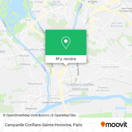 Campanile Conflans-Sainte-Honorine plan