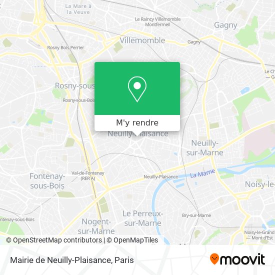 Mairie de Neuilly-Plaisance plan
