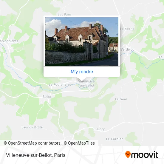 Villeneuve-sur-Bellot plan