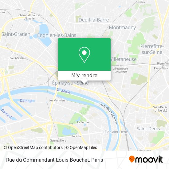 Rue du Commandant Louis Bouchet plan