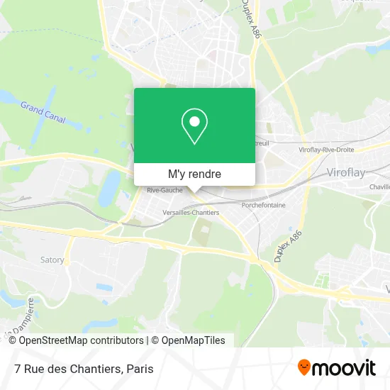 7 Rue des Chantiers plan