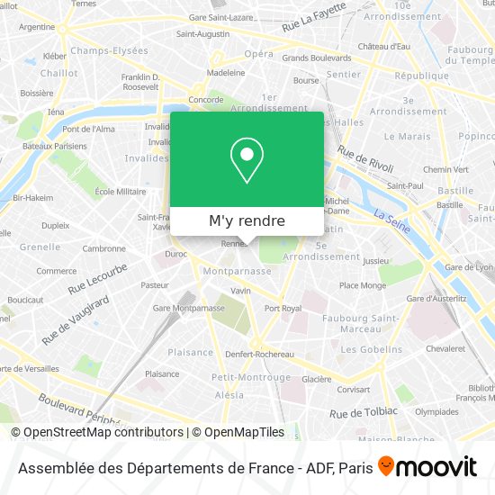 Assemblée des Départements de France - ADF plan