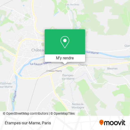 Étampes-sur-Marne plan