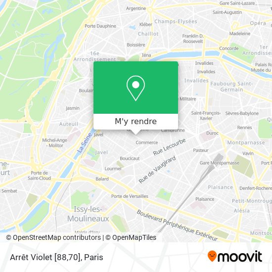Arrêt Violet [88,70] plan