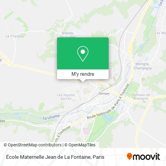 École Maternelle Jean de La Fontaine plan