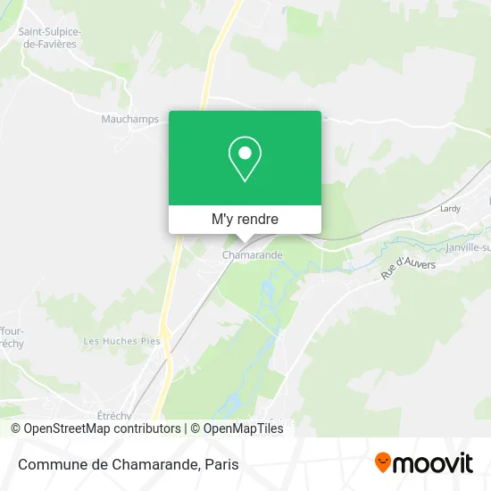Commune de Chamarande plan