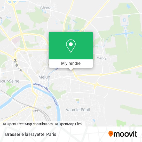 Brasserie la Hayette plan