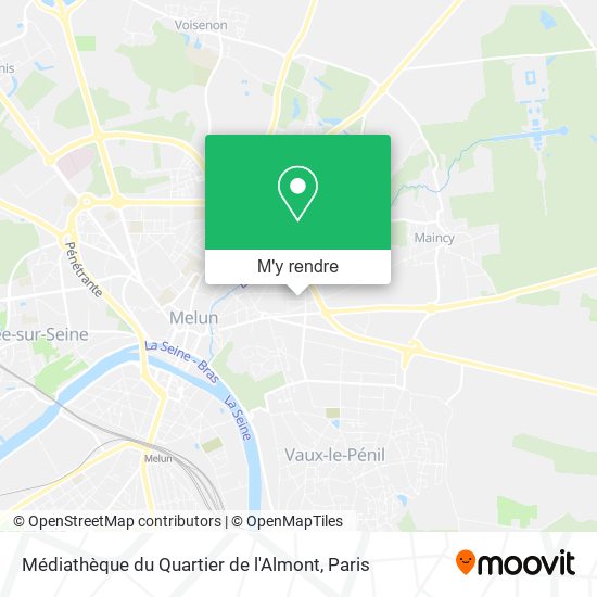 Médiathèque du Quartier de l'Almont plan
