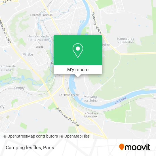 Camping les Îles plan