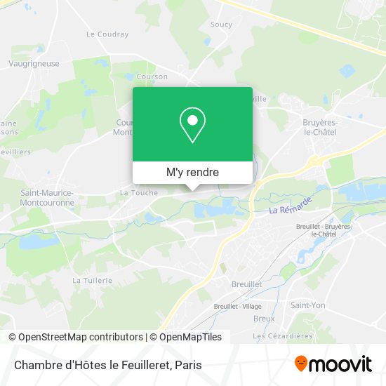 Chambre d'Hôtes le Feuilleret plan