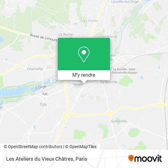 Les Ateliers du Vieux Châtres plan