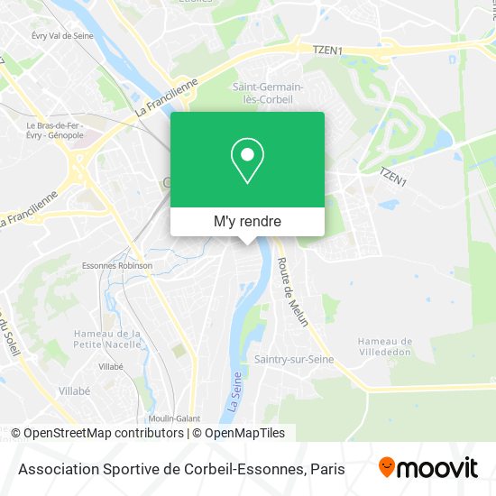 Association Sportive de Corbeil-Essonnes plan