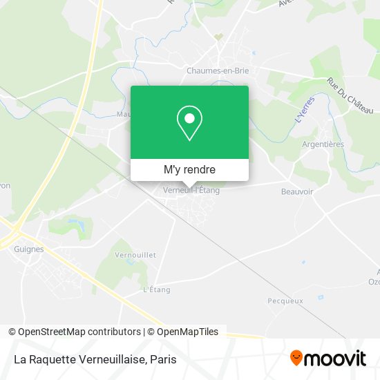 La Raquette Verneuillaise plan