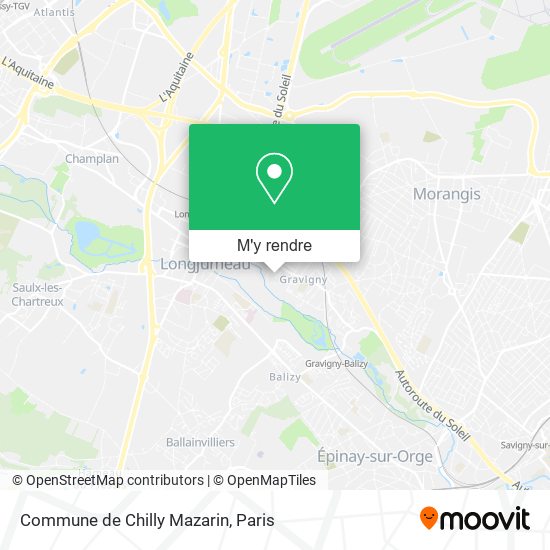 Commune de Chilly Mazarin plan