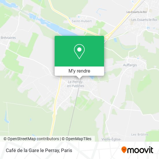 Café de la Gare le Perray plan