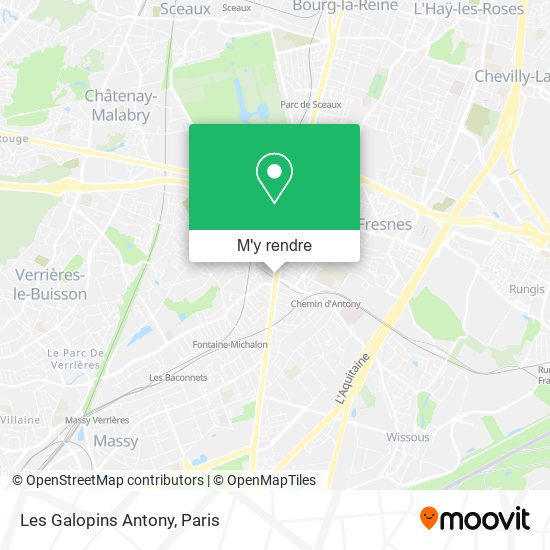 Les Galopins Antony plan