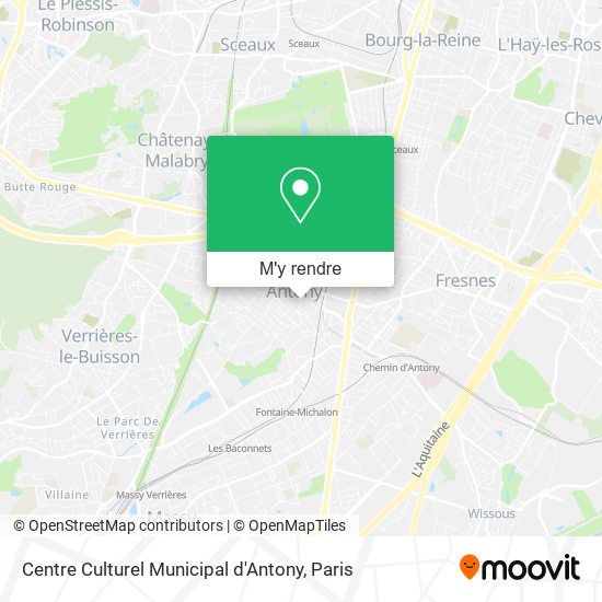 Centre Culturel Municipal d'Antony plan