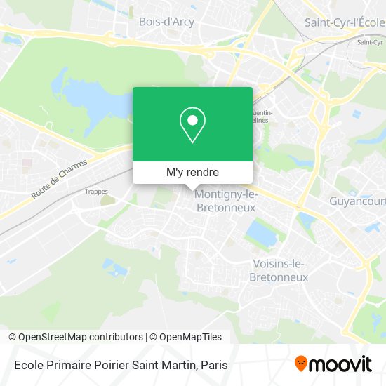 Ecole Primaire Poirier Saint Martin plan