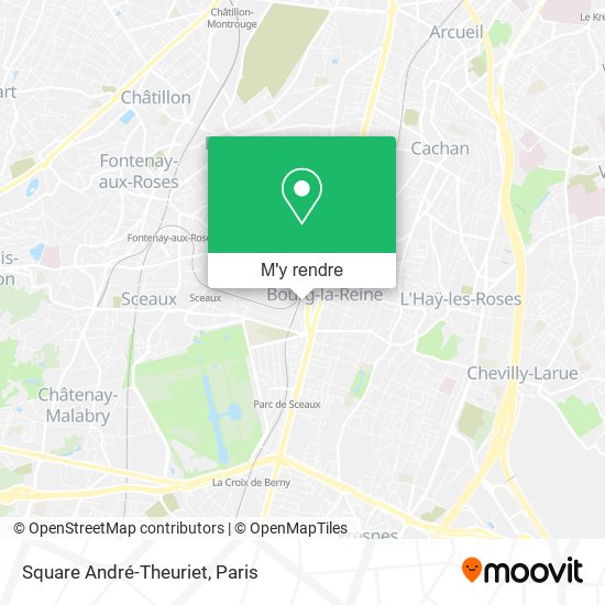 Square André-Theuriet plan