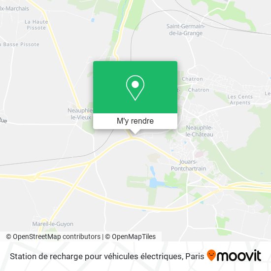 Station de recharge pour véhicules électriques plan