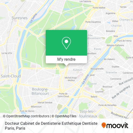 Docteur Cabinet de Dentisterie Esthétique Dentiste Paris plan