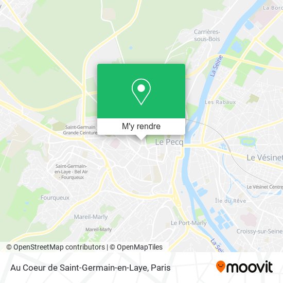 Au Coeur de Saint-Germain-en-Laye plan