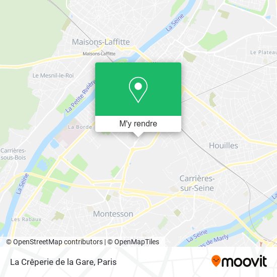 La Crêperie de la Gare plan