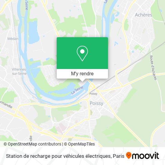 Station de recharge pour véhicules électriques plan