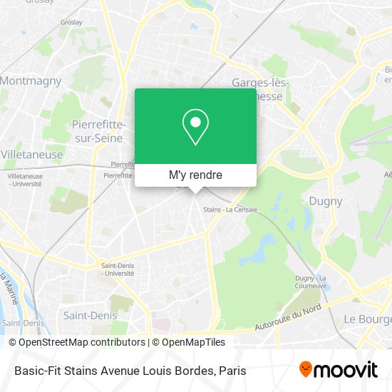 Basic-Fit Stains Avenue Louis Bordes plan