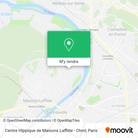 Centre Hippique de Maisons Laffitte - Chml plan