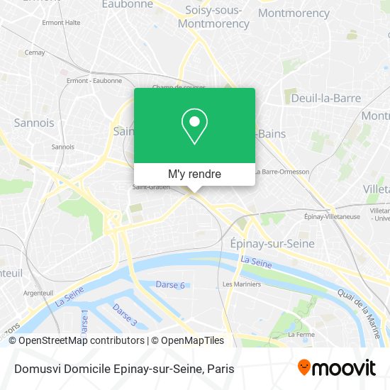 Domusvi Domicile Epinay-sur-Seine plan