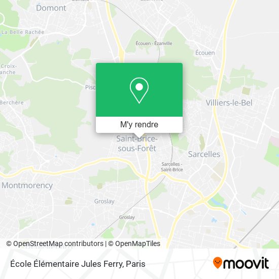 École Élémentaire Jules Ferry plan