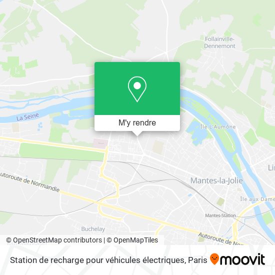 Station de recharge pour véhicules électriques plan