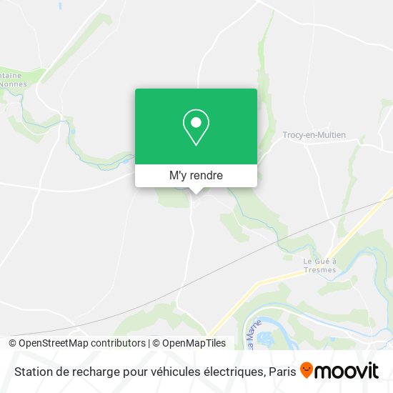 Station de recharge pour véhicules électriques plan