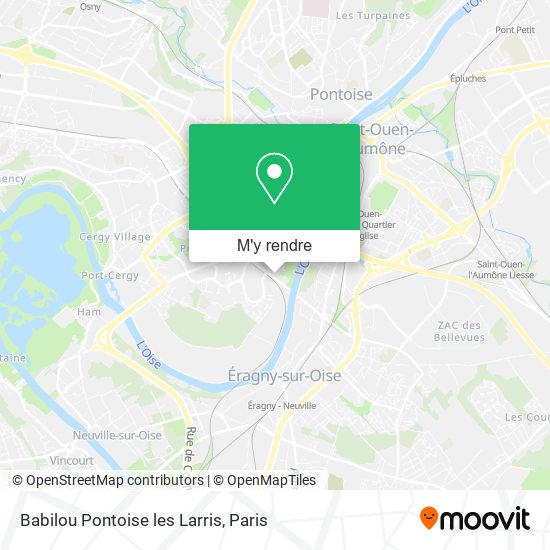 Babilou Pontoise les Larris plan