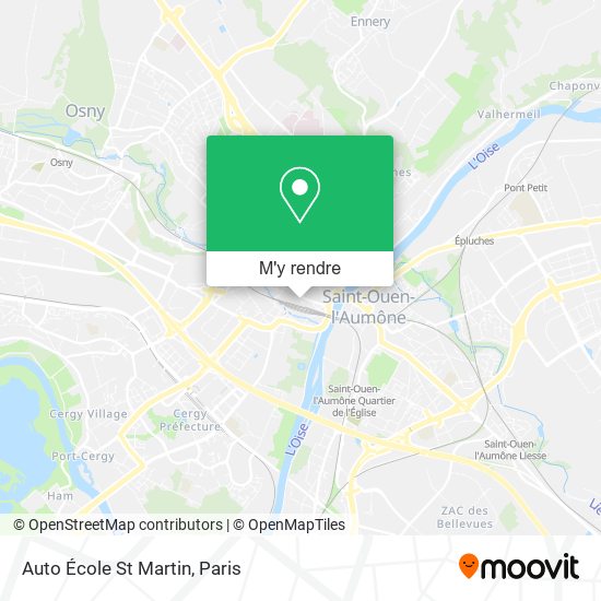 Auto École St Martin plan