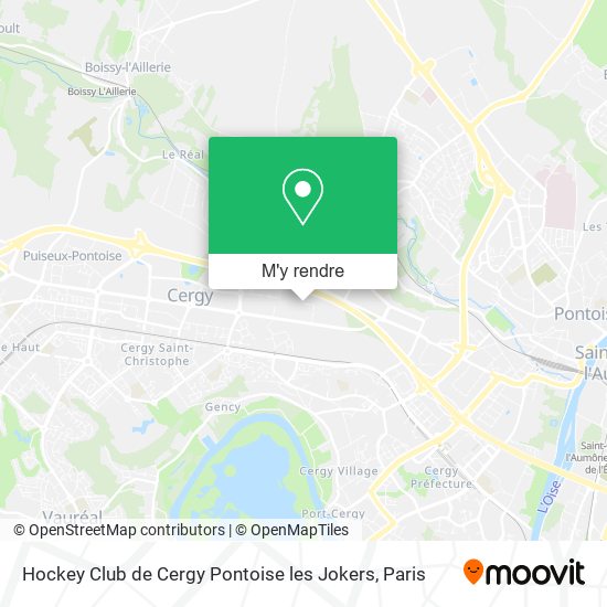 Hockey Club de Cergy Pontoise les Jokers plan