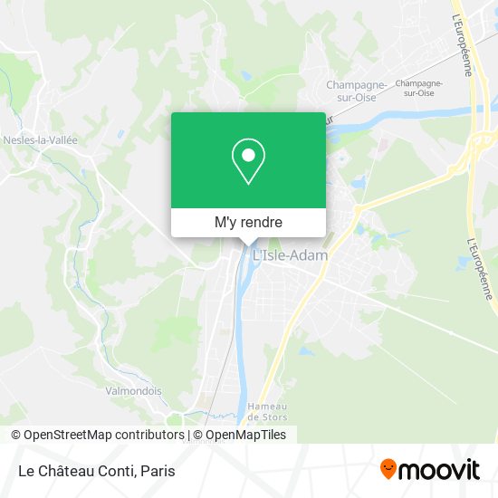 Le Château Conti plan