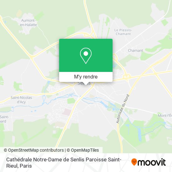 Cathédrale Notre-Dame de Senlis Paroisse Saint-Rieul plan