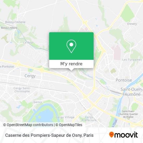 Caserne des Pompiers-Sapeur de Osny plan