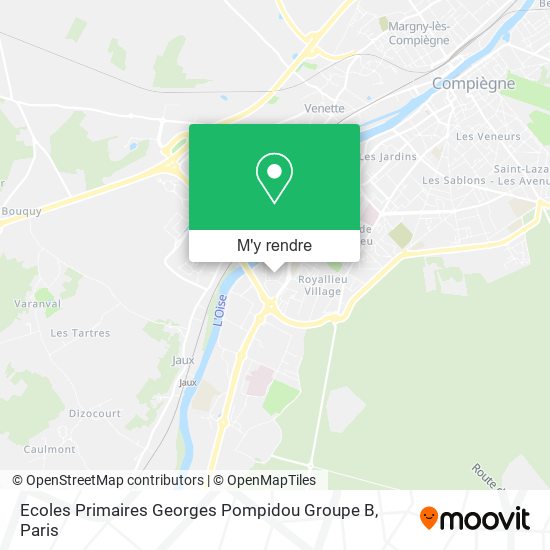 Ecoles Primaires Georges Pompidou Groupe B plan